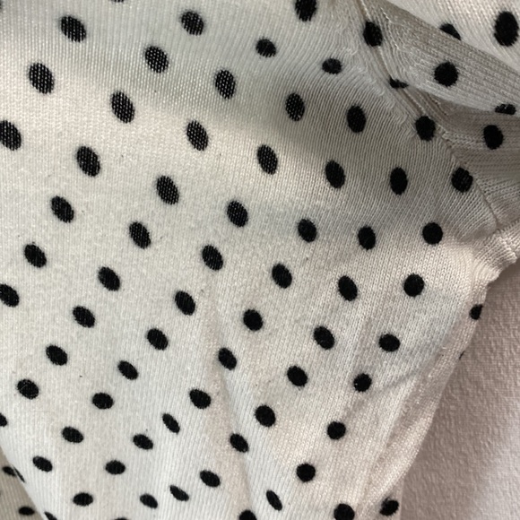 WHBM black and white polka dot cardigan - Picture 12 of 12